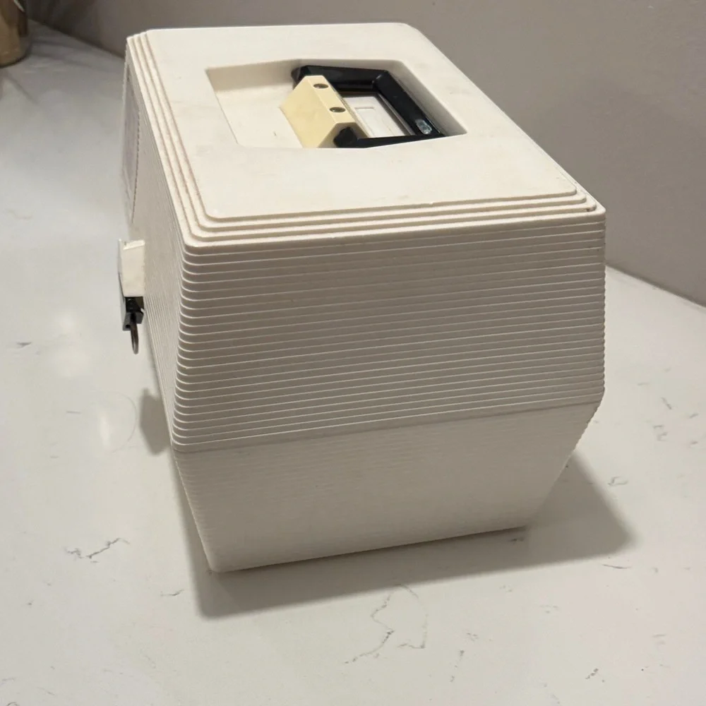 White Nail Care Organizer 1980s